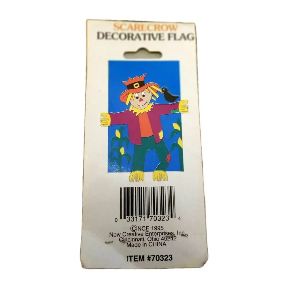 NEW Vintage Scarecrow Decorative Flag Indoor Outdoor 28x44